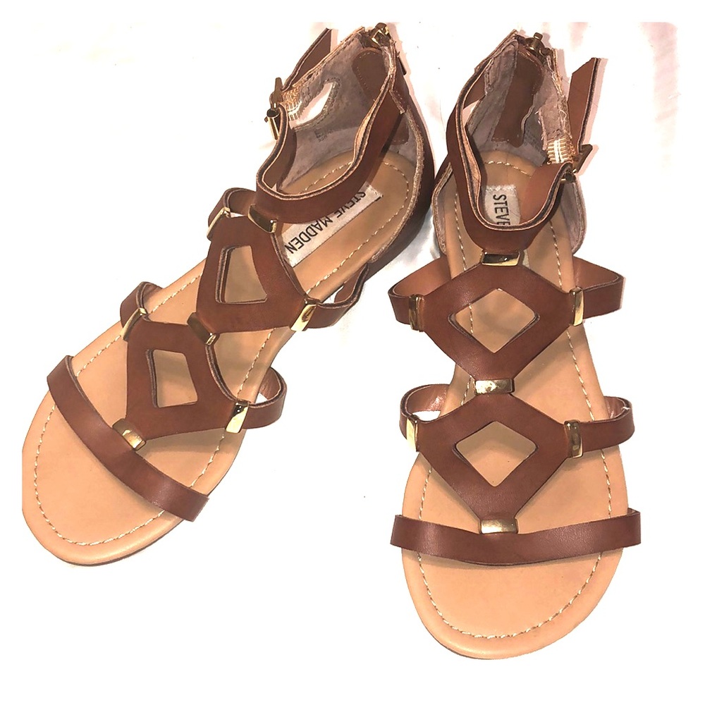 Steve Madden Gold Studded Gladiator Sandals ⚔️